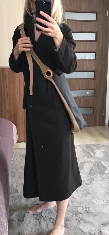 Dlhy oversize kabat, zara,xs