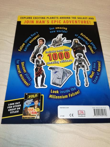 Star wars solo guide + sticker collection nsu19,