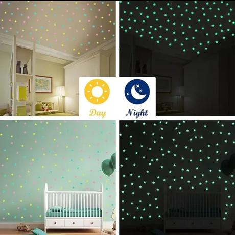 Svietiace hviezdy 100ks,