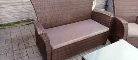 Sedenie z umelého ratanu,