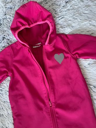 Prechodný flesom futrovany overalik kombinéza, 98