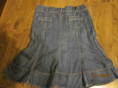 Riflová sukňa zn. tu, 44