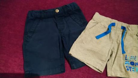 2 x kraťasy, h&m,98