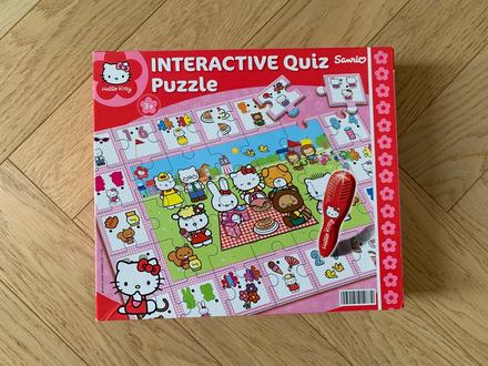 Interactive guiz puzzle hello kitty, 
