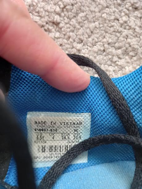 Modré kopačky, nike,35