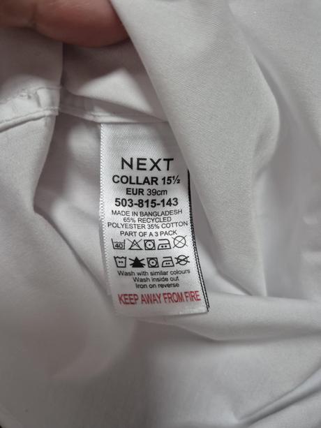 Košele next slim fit m - 39 (15,5"), next,39 / m