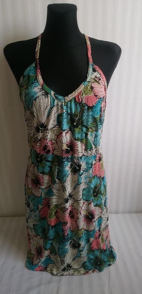 Dámske šaty na leto, farebný vzor, h&m, h&m,s