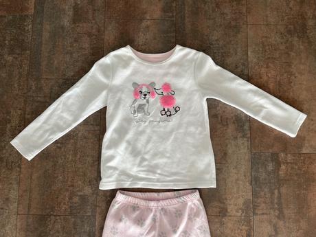 Teple pyzamo s motivom pes, primark,122