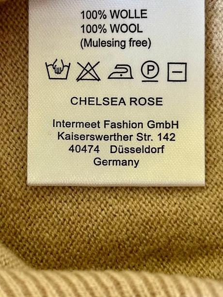 Vlnený camel pulover zn.chelsea rose č.42, xl