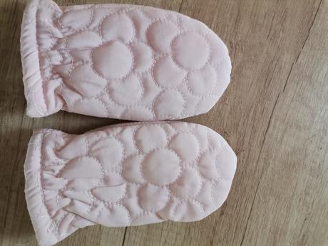 Bledoružové dievčenské rukavičky, f&f,68