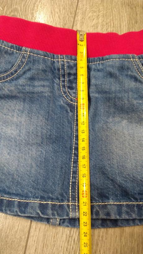 Detská riflová sukňa, f&f,98