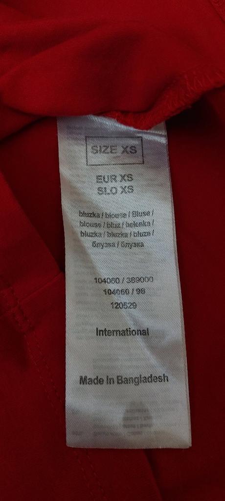 Červené tielko orsay, orsay,xs