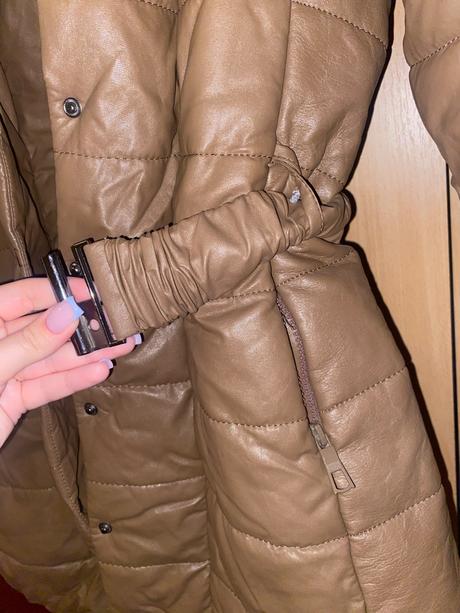 Hnedá kožena bunda, m
