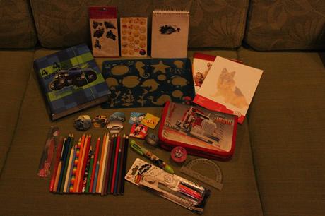 Veľká sada školských potrieb, 