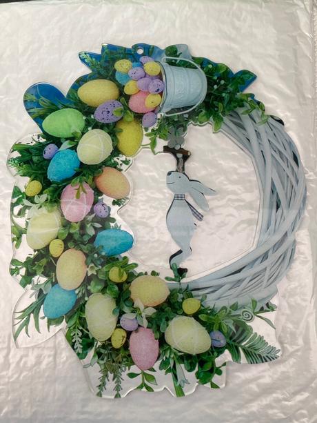 Velkonocna dekorácia / veniec, 