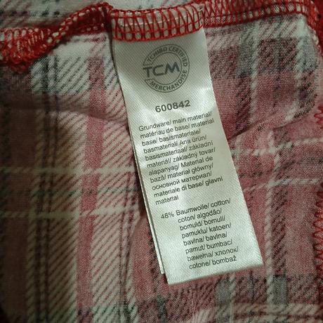 Zimná bavlnená nočná košeľa, tchibo,46