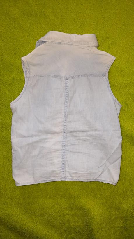 Riflová košeľa, h&m,128