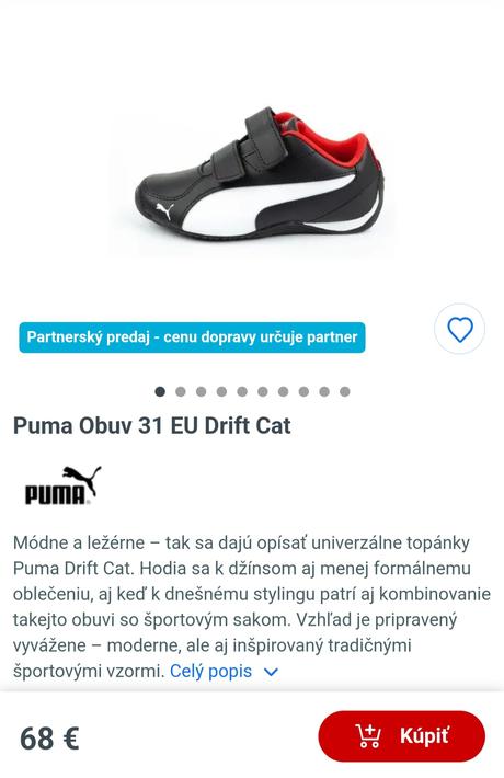 Moderné tenisky puma - top stav, puma,33