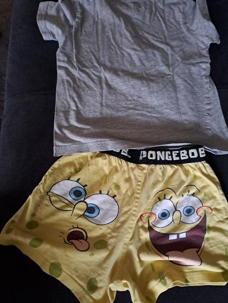 Krátke pyžamo sponge bob, nickelodeon,128