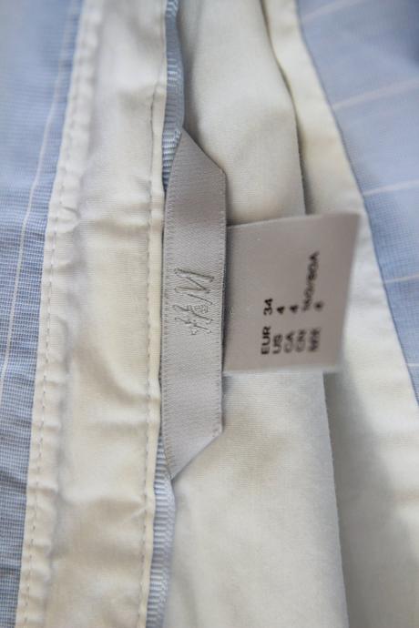 Bledo modra biznis košeľa, xs, h&m,xs