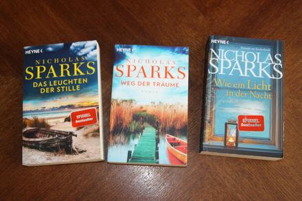 3 x nicolas sparks v nemčine,
