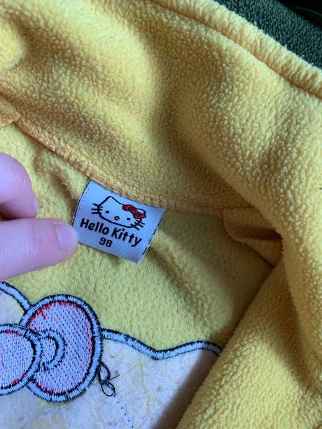 Flísová mikina, hello kitty,104