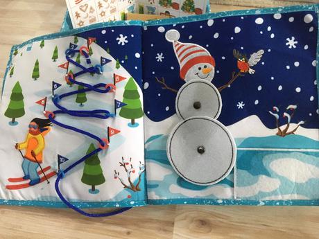 Piqipi quiet book zimná edícia nová, 