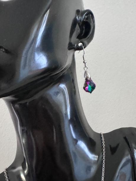 Set náušnice + retiazka s príveskom, 