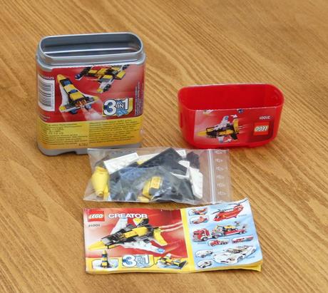 Lego creator 31001 mini tryskáč, 3 v 1, 