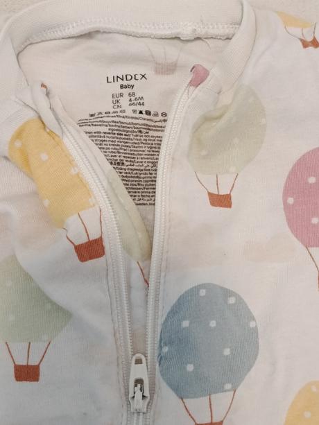 Lindex pyžamo 68 balóniky, lindex,68