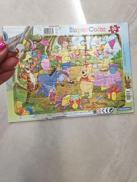 Puzzle macko pu - 2 ks predavam spolu,