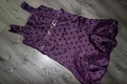 Claire.sk fiaľové šaty, elegantné, v. 128-134, 128