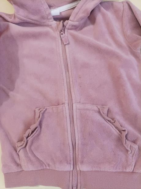 Dievčenské ružové mikiny, h&m,98