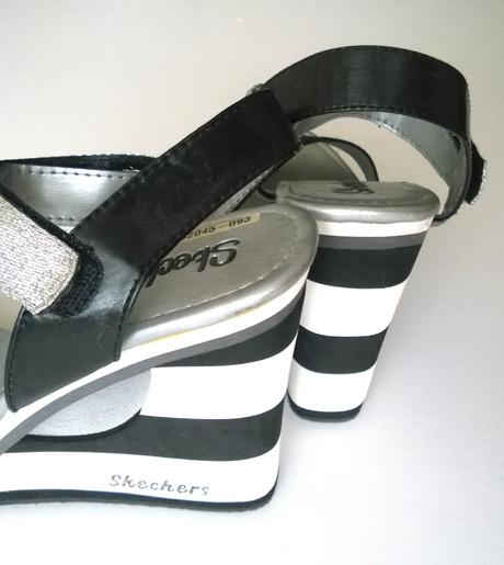 Sandále na platforme skechers cali, skechers,38