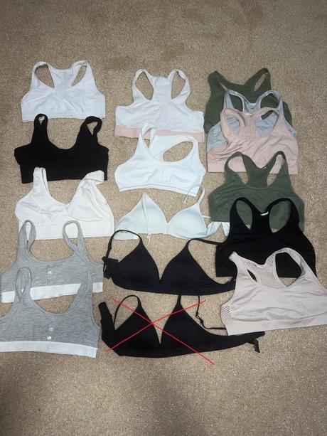 Dievcenske lambady a podprsenky, h&m,140