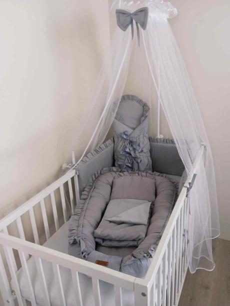 Nový pom pom baldachýn + zavinovačka +hniezdo viac, šírka (cm): 150