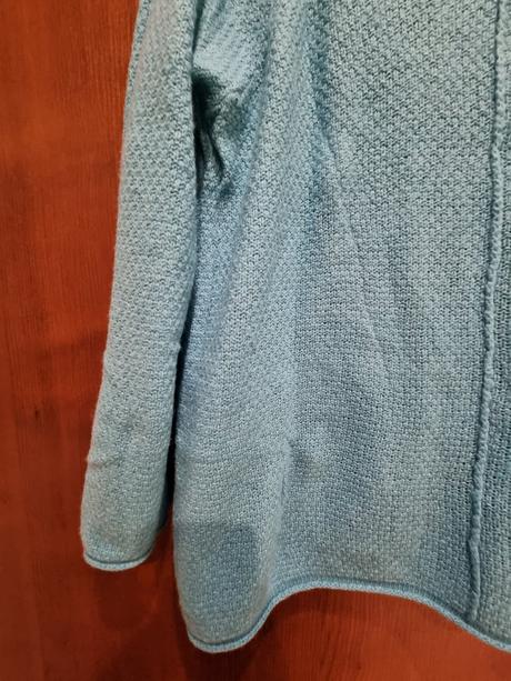 Tyrkysový sveter sisley, sisley,s