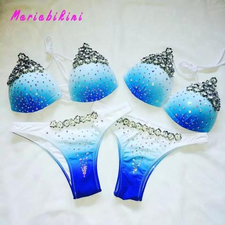 Bikiny vykladane kamienkami, l / m / s / xl