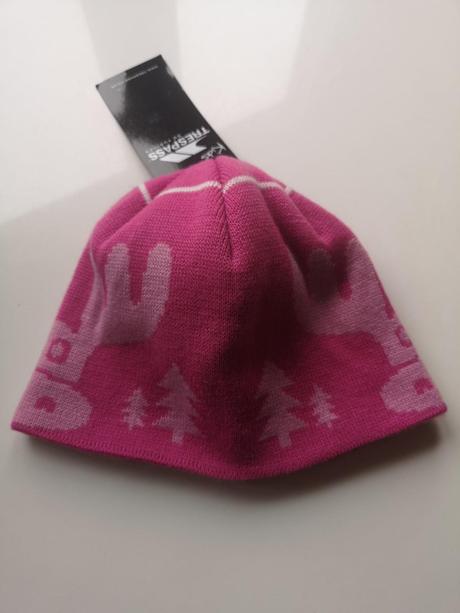 Trespass dievčenská zimná čiapka veľkosť 5-7 rokov, 110 / 116 / 122