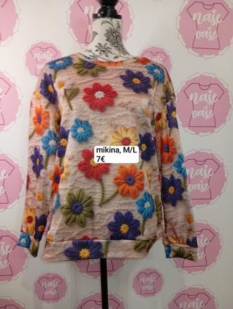 Farebná mikina m-l, m