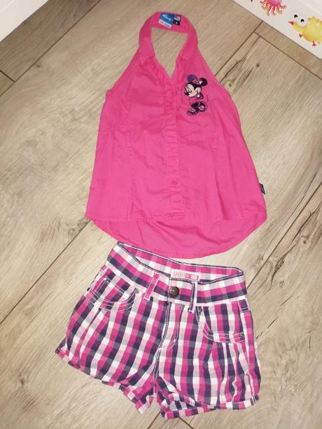 Blúzkové tielko minnie, kraťasky ok, original marines,104