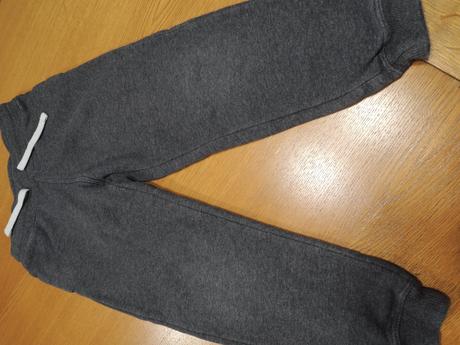 Tmavosede teplaky, h&m,110