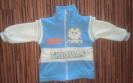 Vesta a mikinka flisova 74/80 vlacik tomas, 74