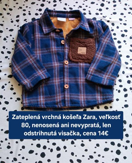 Košeľa, zara,80
