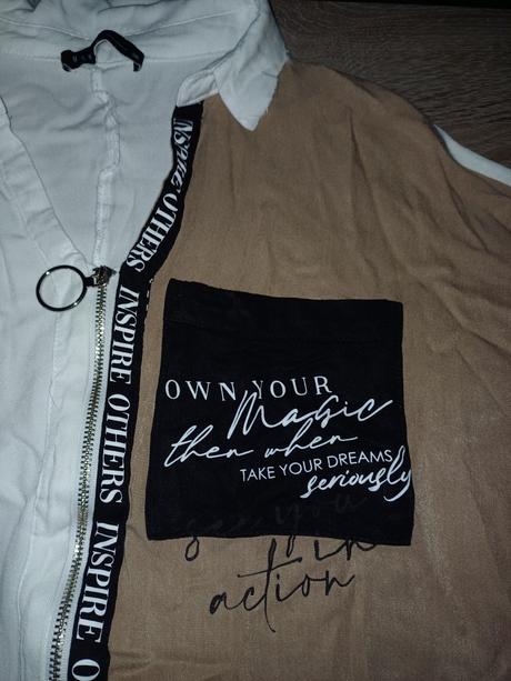 Bielo-hnedá košielka, mohito,36