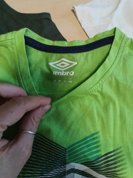 Tričká 6ks, umbro,134