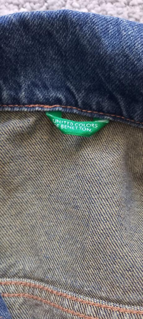 Riflová bunda, benetton,110