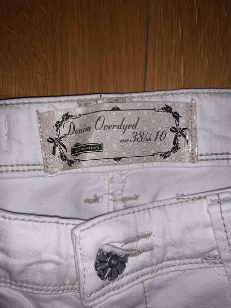 Biele nohavice, stradivarius,38