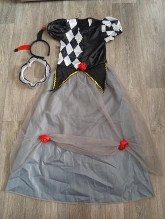 Kostým na karneval - harlekýnka, 