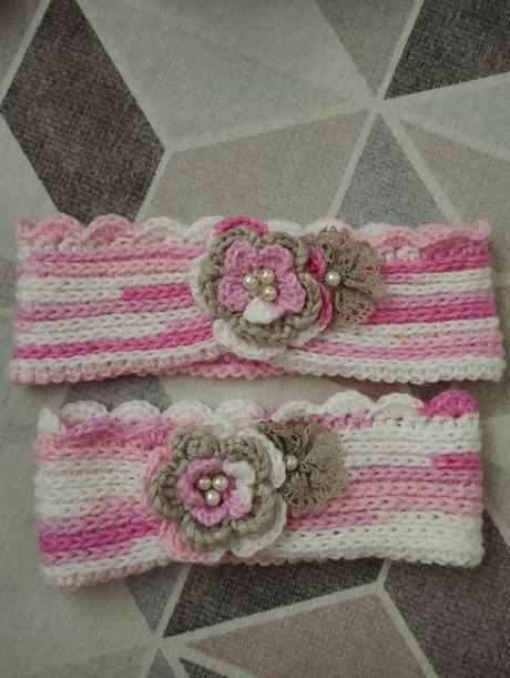 Pletené čelenky, 52